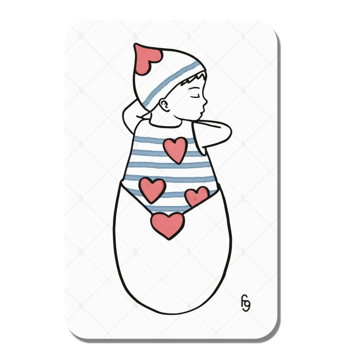 Carte Mon Bebe D Amour 10x15 Fanny Gautheron La Boutique Vanillamilk