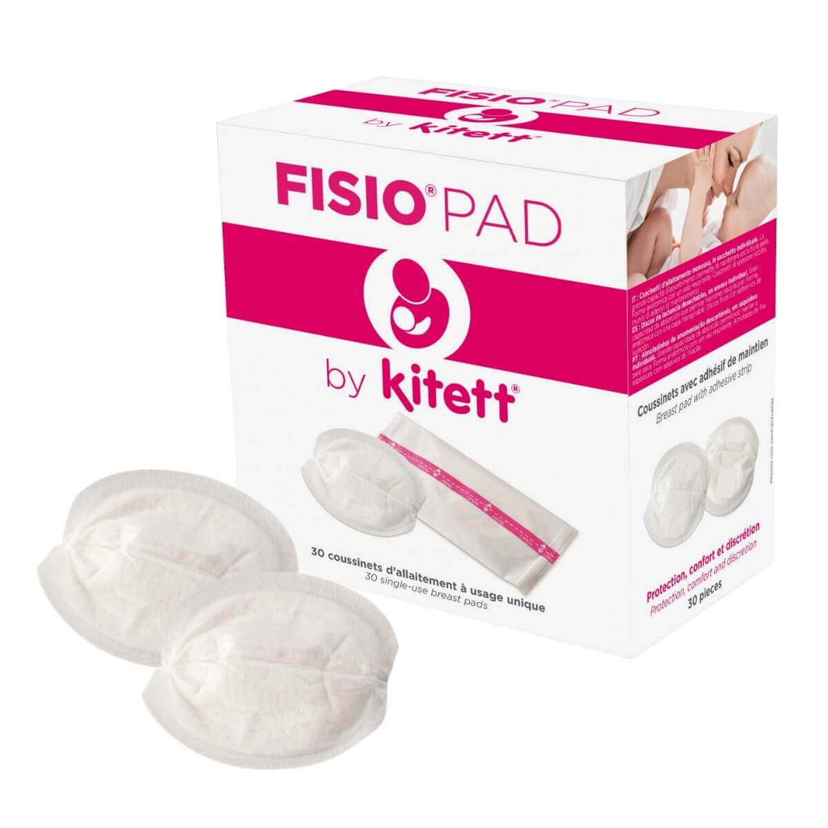 Pack de 30 coussinets d'allaitement Fisio Pad - Kitett