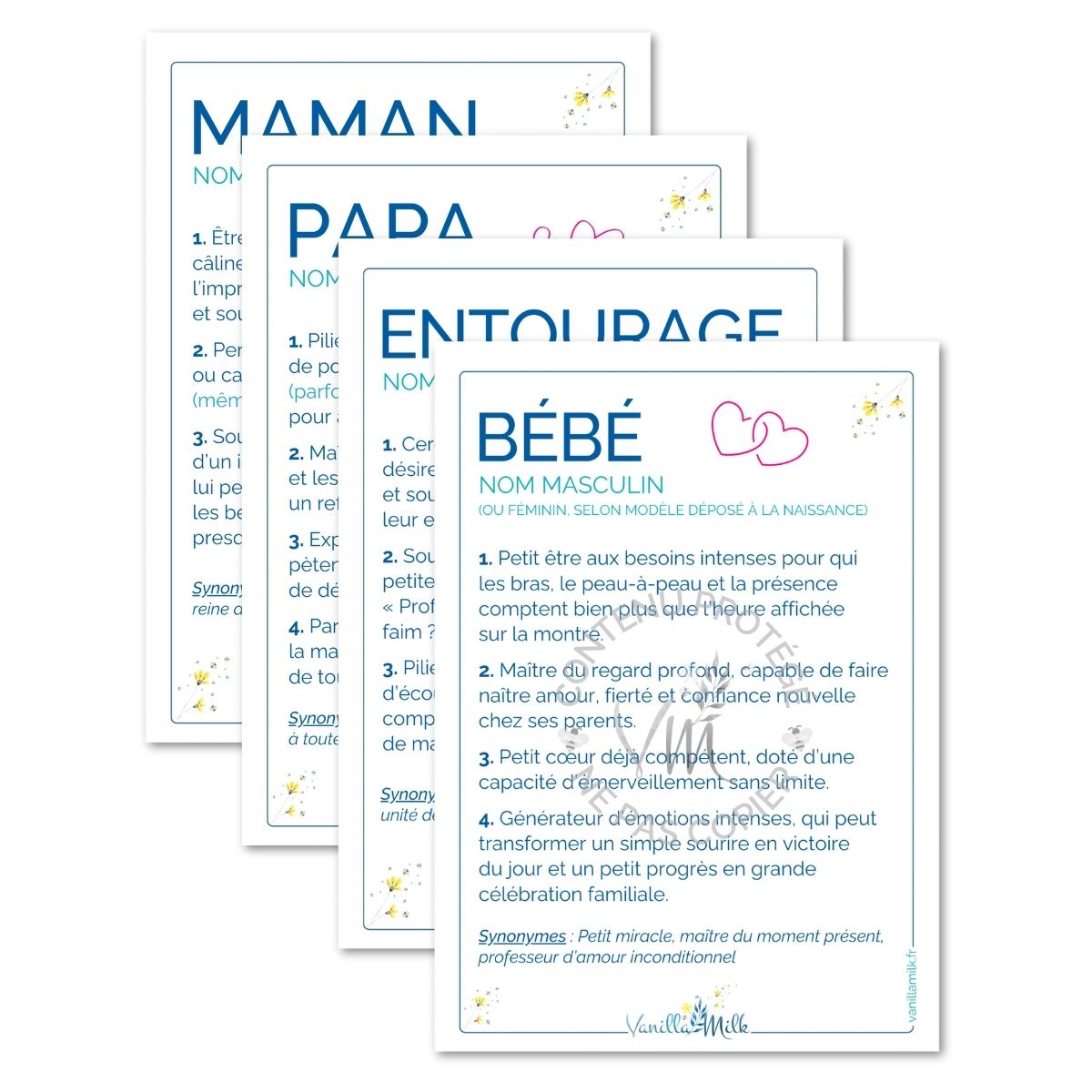affiches définitions vanillamilk