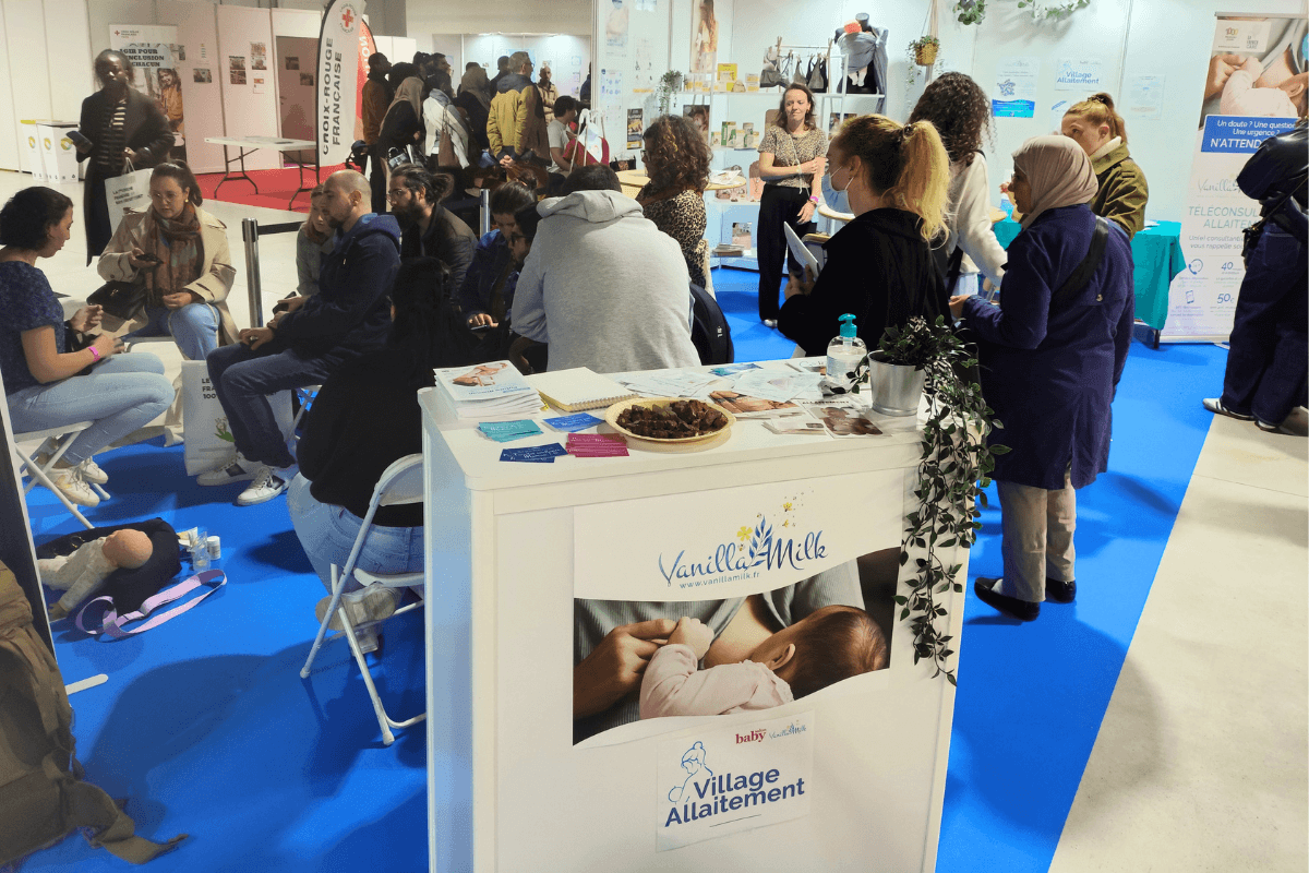 Le Village allaitement coordonné par VanillaMilk au sein du Salon Baby