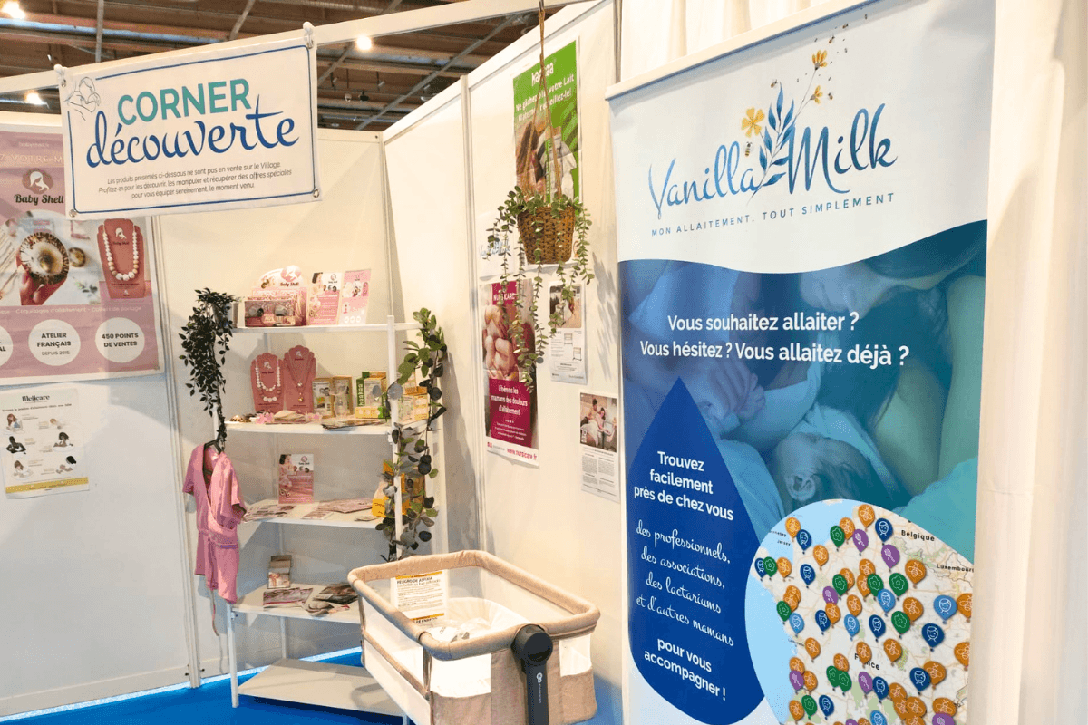 Le Corner découverte du Village allaitement, Salon Baby 2025