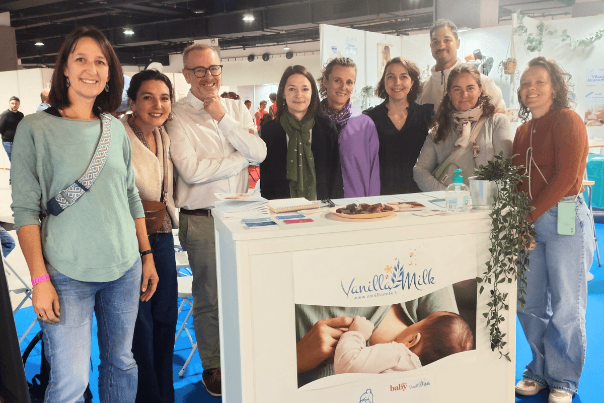 L'équipe du Village allaitement du Salon Baby